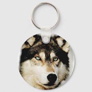 Unique Motivational Wolf Key Ring
