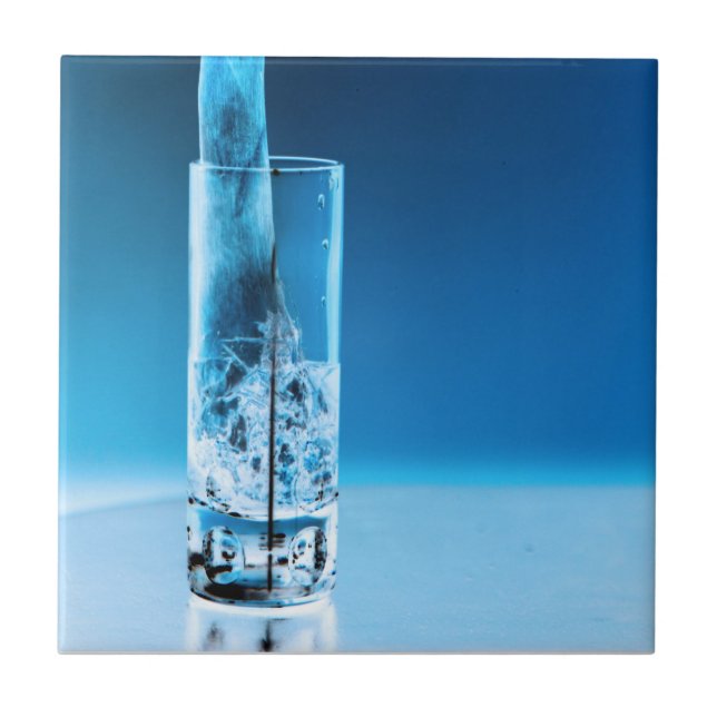 Unique Mushroom Image Ceramic Tile (Front)