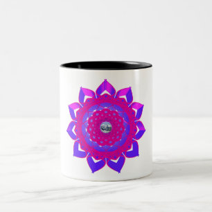 Unique Mystical Design Two-Tone Coffee Mug
