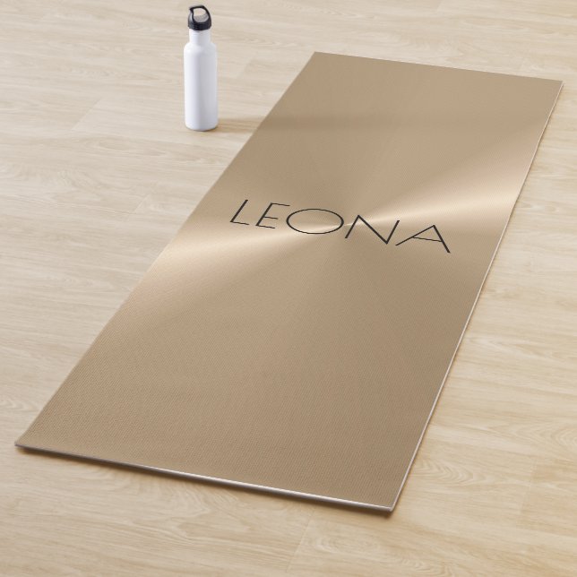 Unique Nacre Metallic  Personalised Yoga Mat (In Situ)