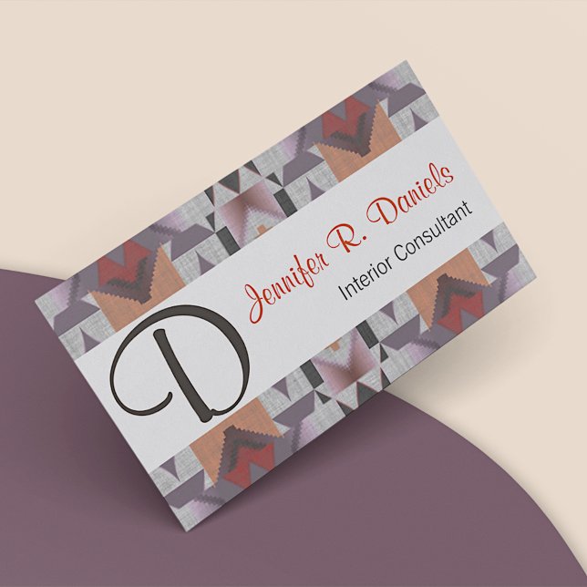 Unique Native American Indian Tribal Art Pattern Business Card (Creator Uploaded)