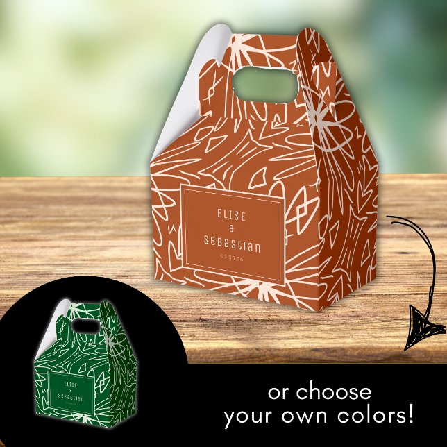 Unique Native American Pattern  Favour Boxes (Creator Uploaded)