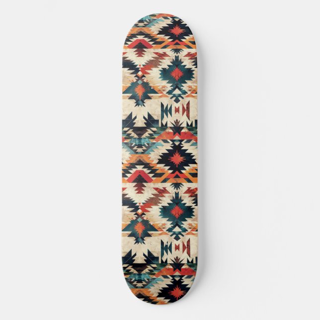 Unique Native American Skateboard (Front)