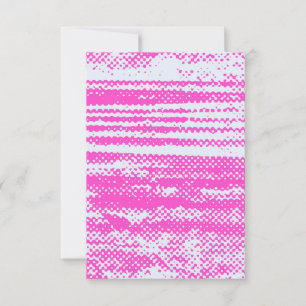 Unique Neon Halftone Grunge Blank Invitation Card