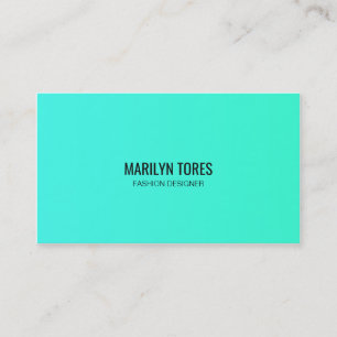 ★ Unique Neon Modern Custom Business Card ★