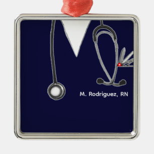 Unique Nurse Gifts Metal Ornament