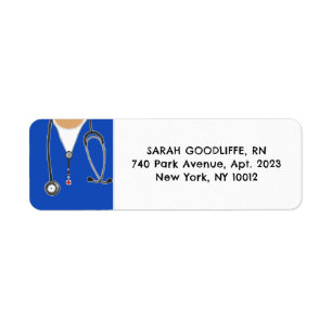 Unique Nurse Label Return Address Label