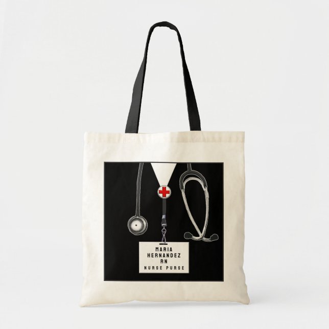 Unique Nurse Tote Bag (Front)
