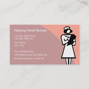 Unique Nursing Business Cards