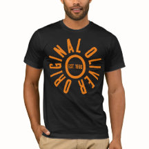 Unique O For Oliver, Oscar, Owen Orange Birthday 