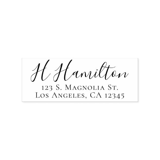 Unique One of a Kind Personalised Rubber Stamp (Imprint)