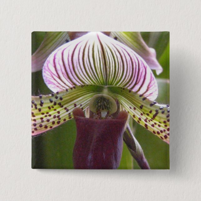 Unique Orchid Button (Front)