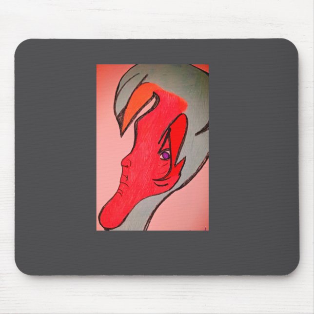 Unique Original Character Art  Mouse Pad (Front)