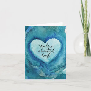 Unique Original Watercolor Card