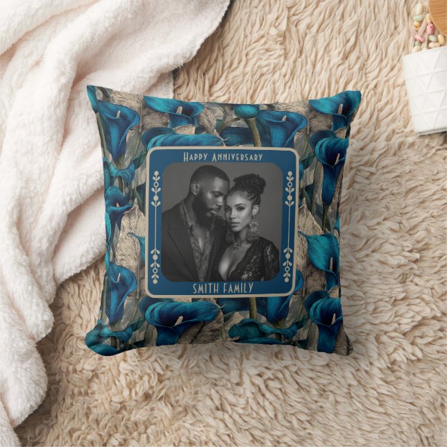 Unique Partners 15Th Anniversary Throw Pillow  (Blanket)