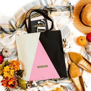 Unique Pastel Classy Modern Minimal tote bag