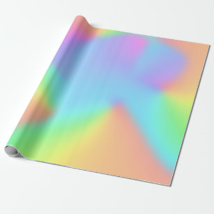 Unique Pastel Rainbow Wrapping Paper