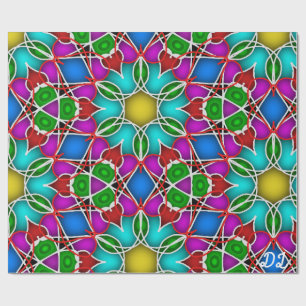 Unique Pattern Abstract  Wrapping Paper