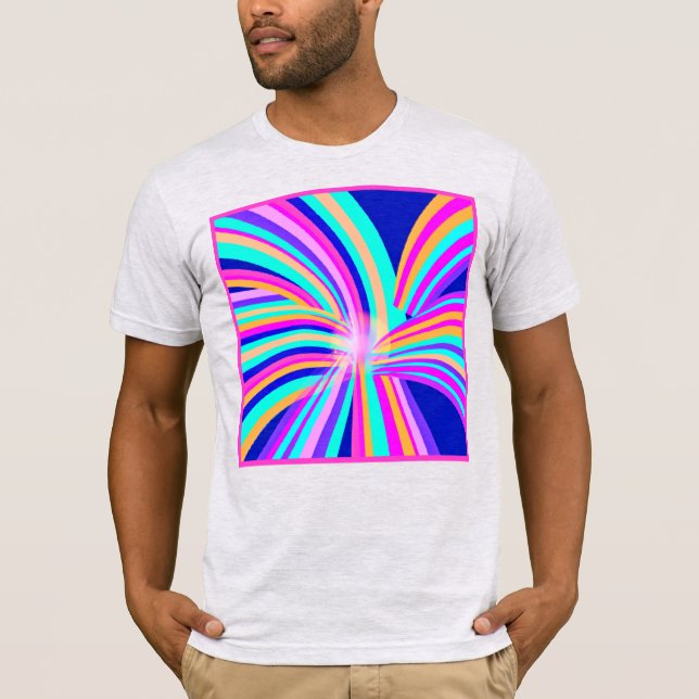 Unique Pattern Art Design T-Shirt (Front)