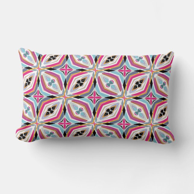 Unique Pattern Design Lumbar Cushion (Front)