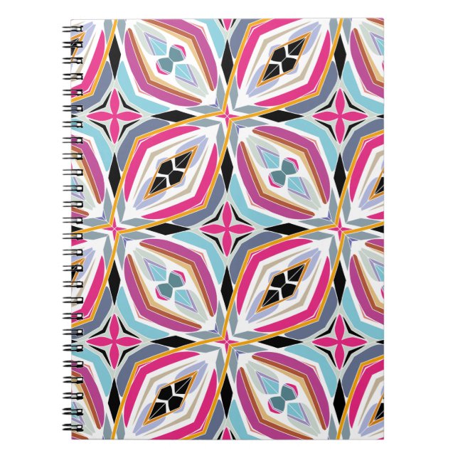 Unique Pattern Design Notebook (Front)