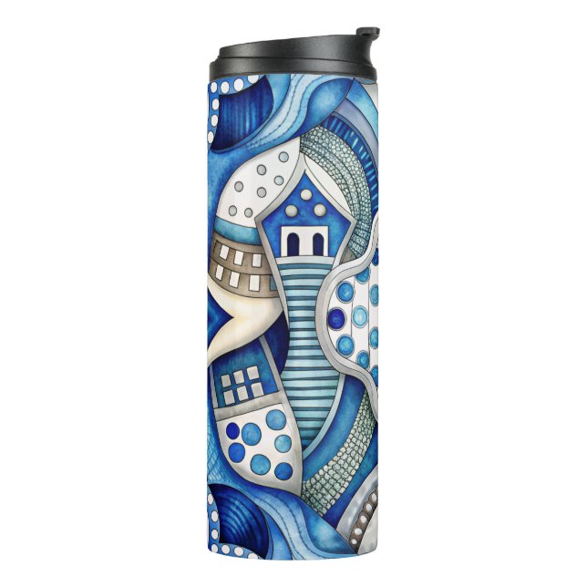 unique pattern design thermal tumbler (Rotated Left)