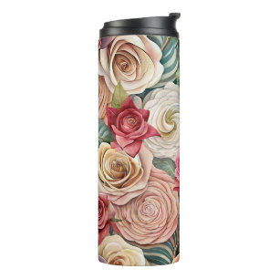Unique Pattern Design Thermal Tumbler