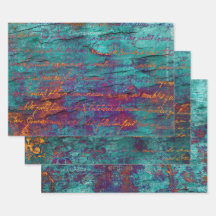 Unique peacock teal, magenta, purple blue texture