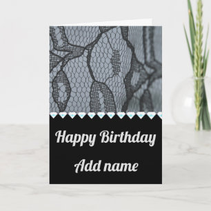 Unique personalised birthday card