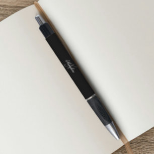 Unique Personalised Black and White Name Monogram