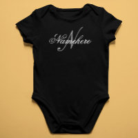 Unique Personalised Black and White Name Monogram