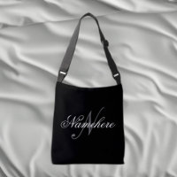 Unique Personalised Black and White Name Monogram