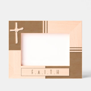 Unique Personalised Christian Palm Cross Art Etched Frames