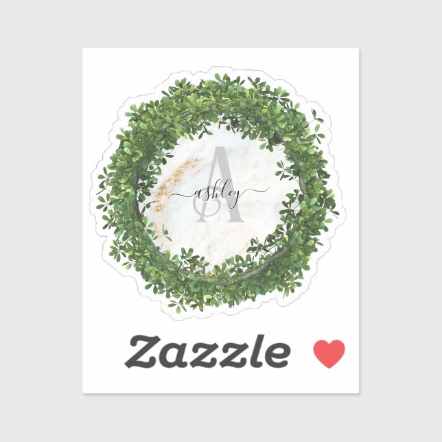 Unique Personalised Keychain with Botanical Theme (Sheet)