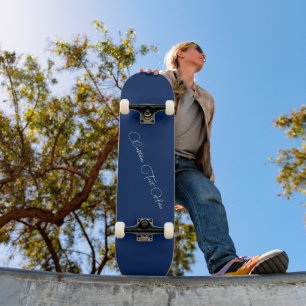 Unique Personalised Text Skateboard Gift Deck