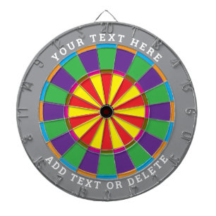 Unique Personalized Customizable Dartboard