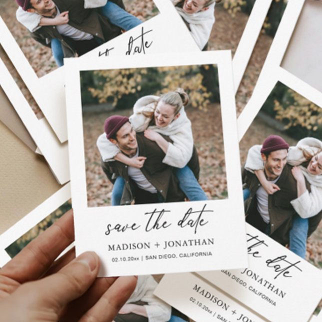 Unique Photo Wedding Save the Date  Invitation (Creator Uploaded)