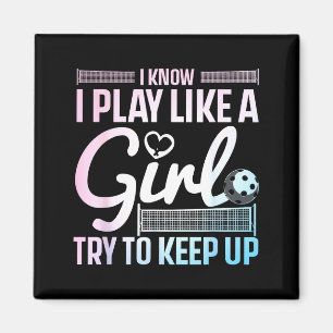 Unique pickleball design for women girls pickle magnet