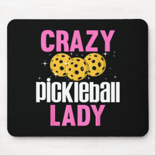 Unique pickleball design for women girls pickle mouse pad