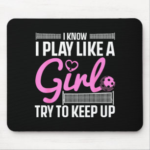 Unique pickleball design for women girls pickle mouse pad
