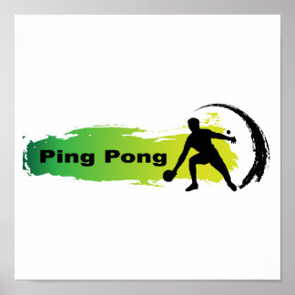 Unique Ping Pong Poster
