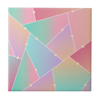 "Unique Pink Glass Pattern fancy colour Ceramic Tile