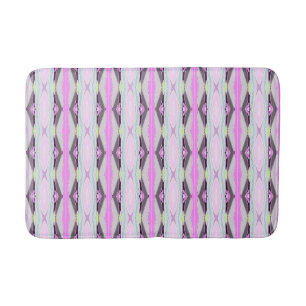 Unique Pink Pattern Bath Mat