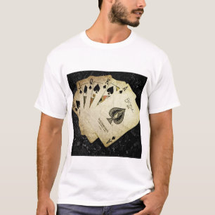 Unique playing card desined Men's t-shirt