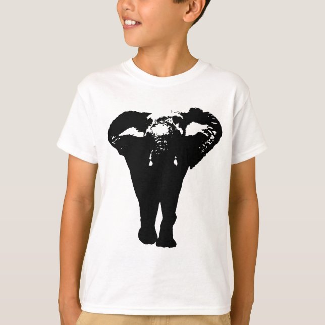 Unique Pop Art Elephant T-Shirt (Front)
