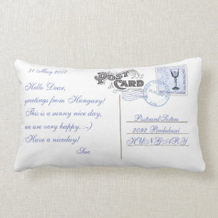 Unique Postcard Pillow