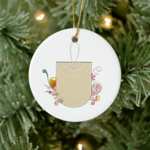 Unique Present for DIY Creators Ceramic Ornament