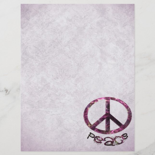 Unique Pretty Peace Sign (Front)