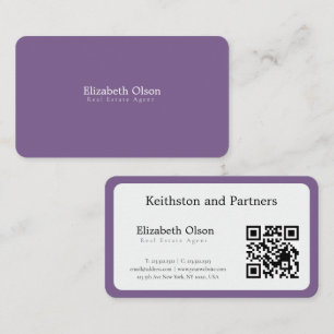 Unique Professional Real Estate simple Realtor Business Card