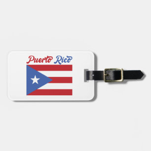 Unique Puerto Rico Flag Luggage Tag